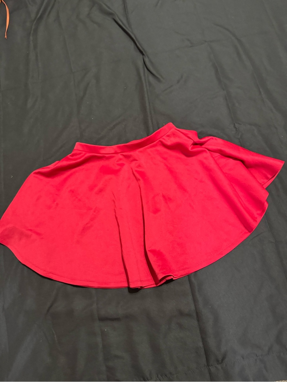 Red Flared Skater Skirt - Women's